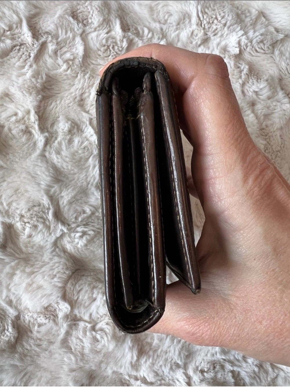 Fendi Zucca Canvas & Leather Continental Trifold Wallet - Picture 7 of 10